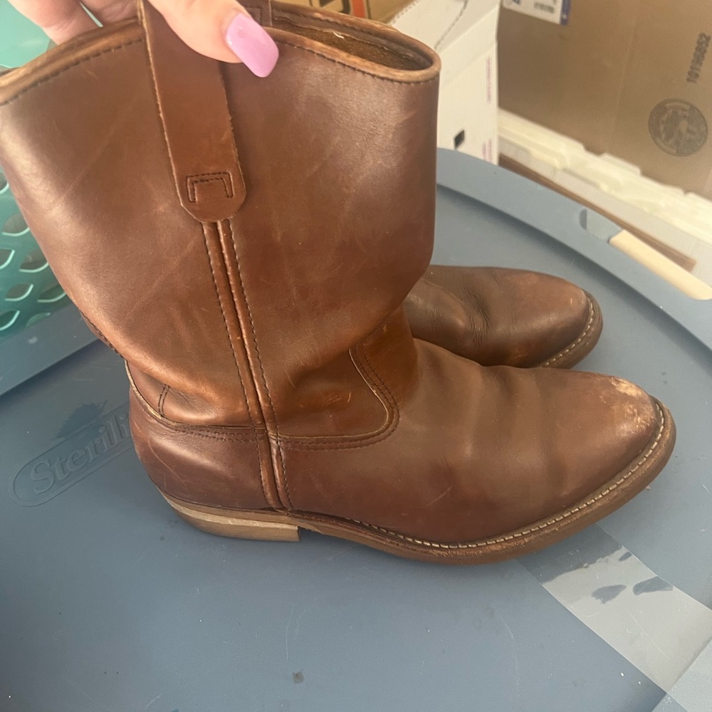 Men's Brown Leather Boots
